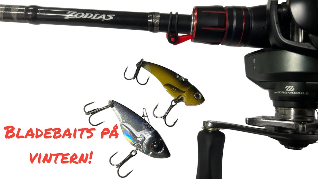 Bladebaits efter abborre vintertid!