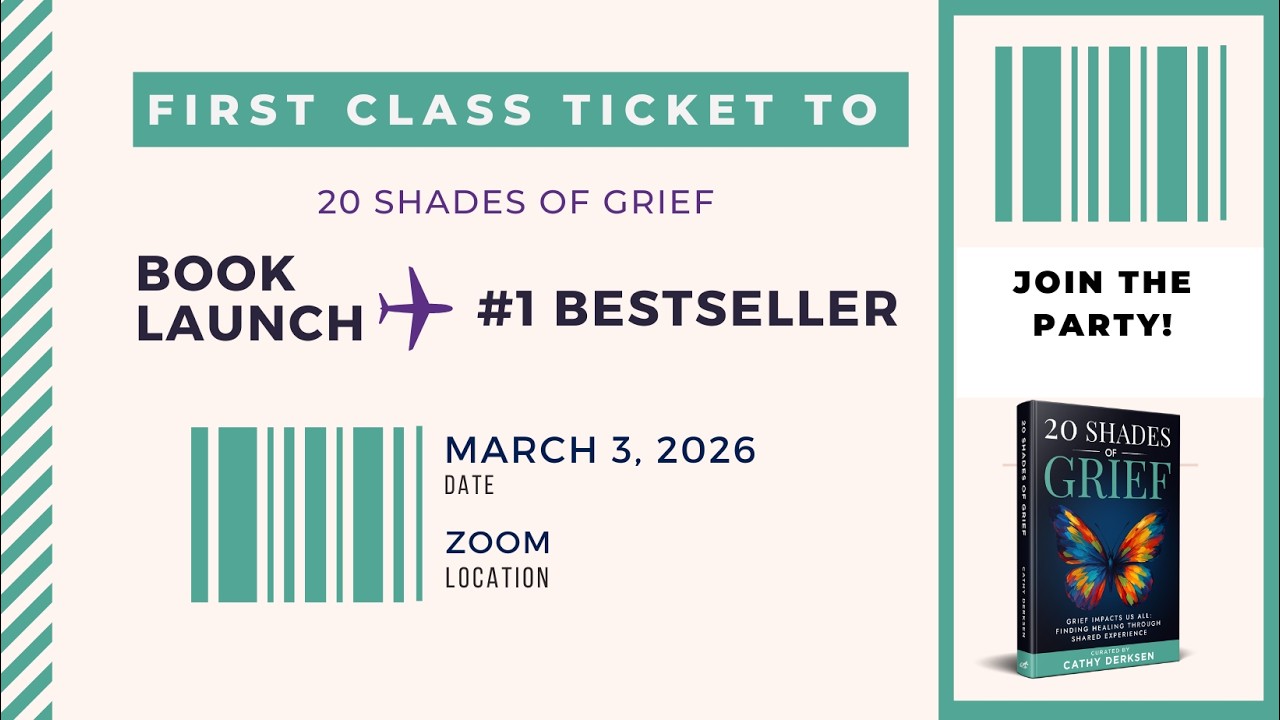 20 Shades of Grief Launch Party, Join us!