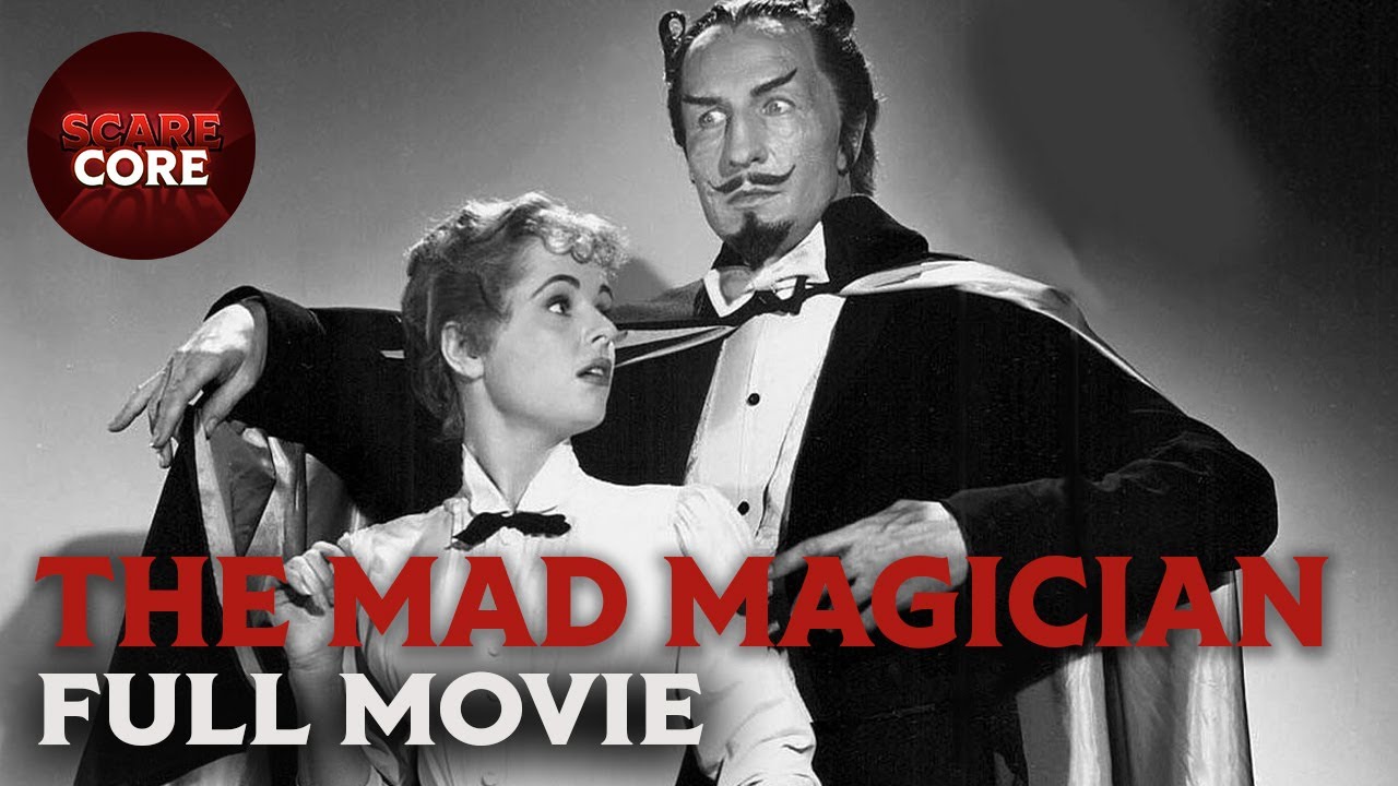 The Mad Magician (1954) | Ft. Vincent Price | Full Movie | ScareCore