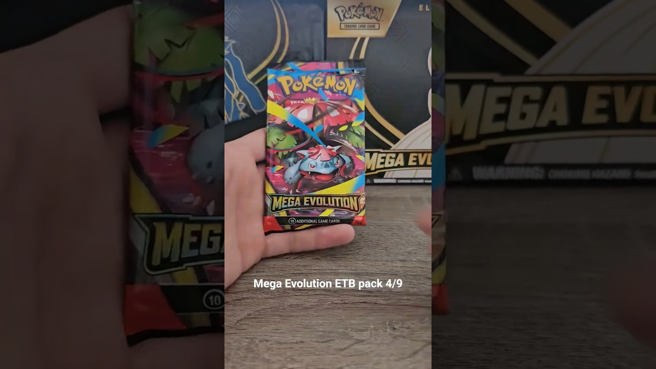 Pack Opening Pokemon Mega Evolution ETB pack 4/9 #pokemon #packopening #unboxing