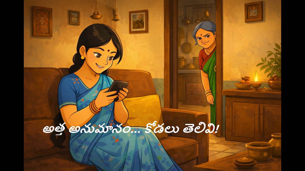 అనుమానపు అత్తకు బుద్ధి చెప్పిన స్మార్ట్ కోడలు || హృదయాన్ని తాకే అత్త  కోడలు కథ