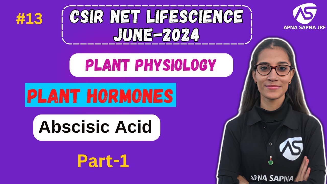 Abscisic Acid | Plant Hormones || CSIR-NET LIFESCIENCE JUNE 2024