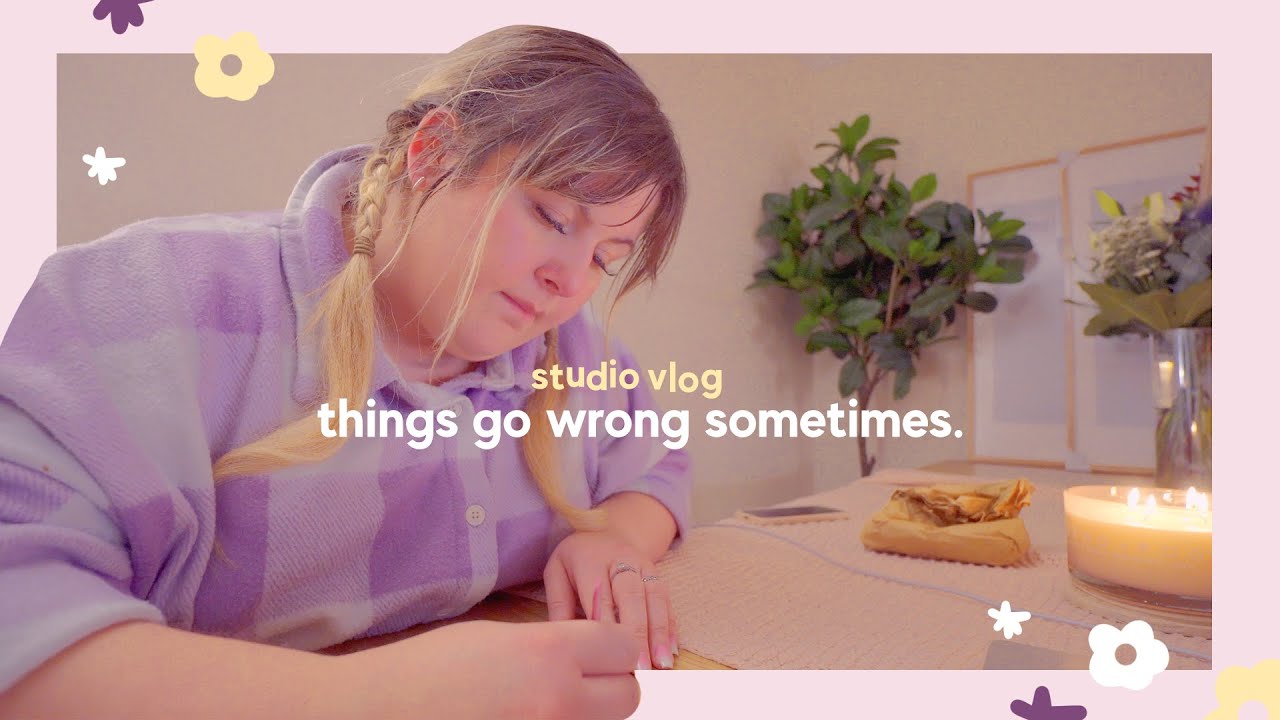 STUDIO VLOG 🌦 I ordered 300 charms. They were all wrong. Then I go in a mood lol.