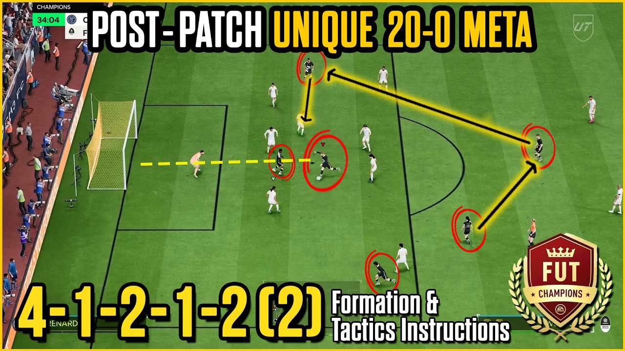 41212 (2) is an absolute BEST META now! 4-1-2-1-2 (2) 20-0 tactics & instructions for FC24 #eafc24