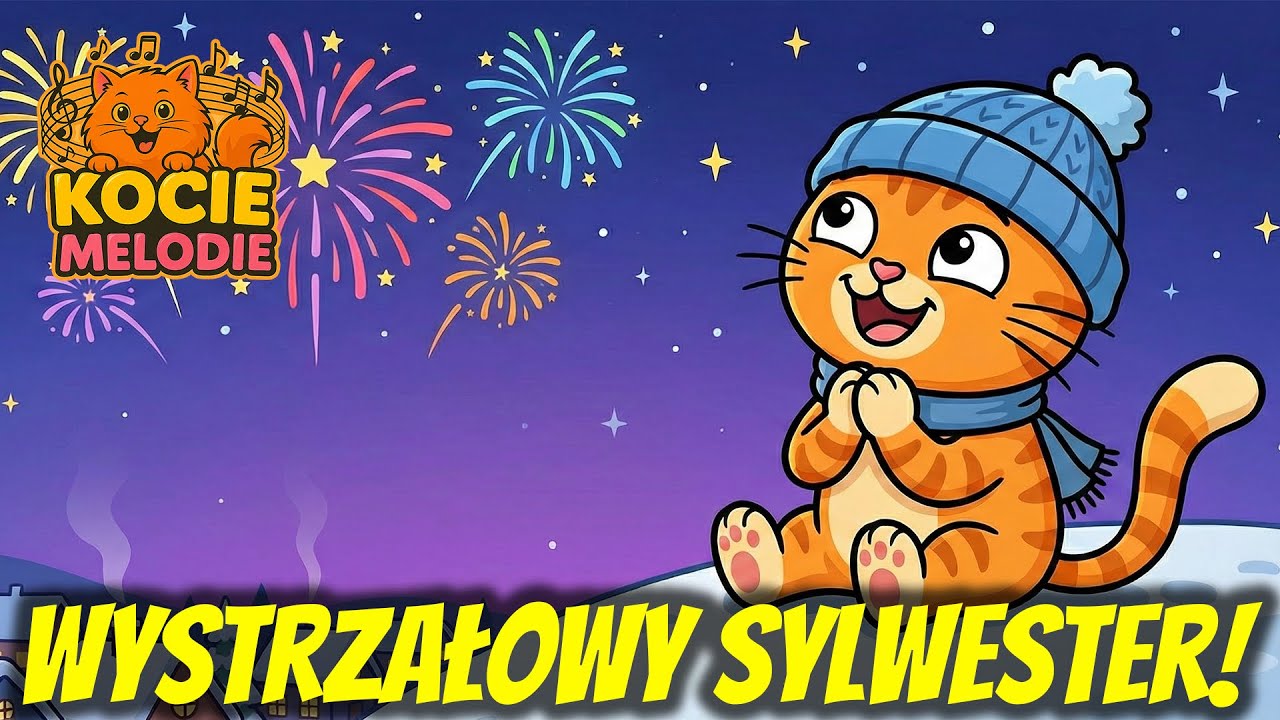 WYSTRZAŁOWY SYLWESTER! 🎆🎶 WESOŁA PIOSENKA DLA DZIECI NA SYLWESTRA - NOWY ROK 2026 - KOCIE MELODIE 😸🎶