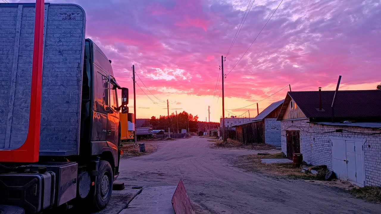 Лесовоз volvo FH 16 610 подготовка к работе.