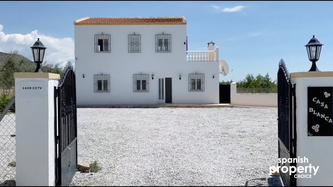 Spanish Property Choice Video Property Tour - Villa A1161 Cortijo, Oria, Almeria, Spain. 189,995€