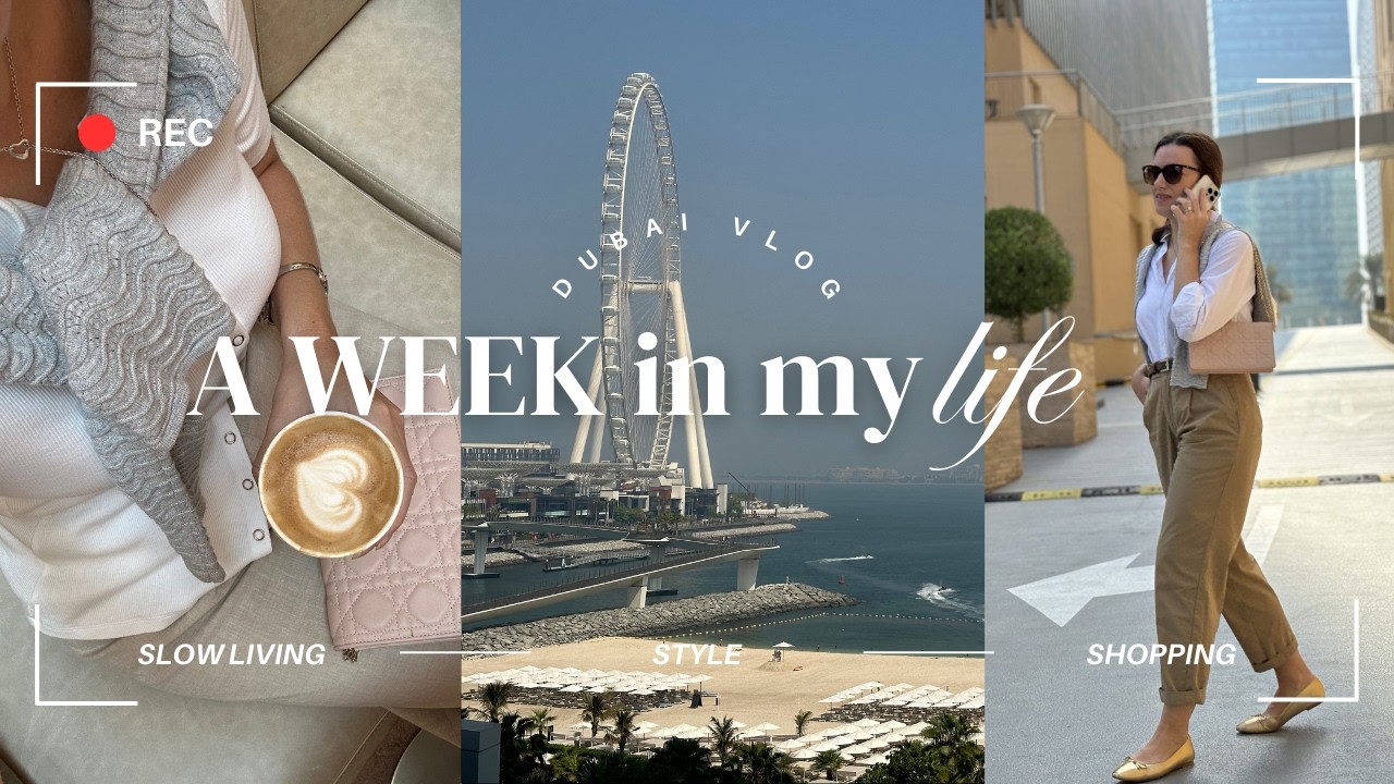 Slow Living in Dubai as an Entrepreneur | Weekly vlog Dubai Marina