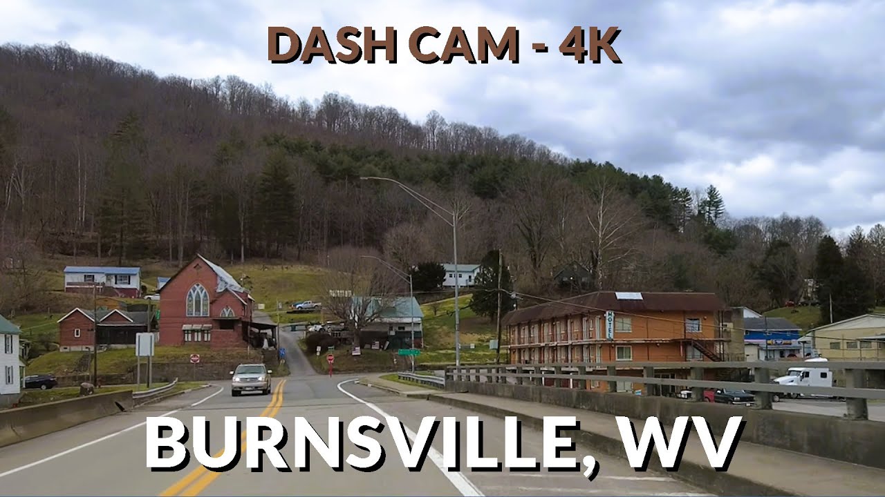 Explore Burnsville, Braxton County, WV's Charming Landscapes | 4K Scenic Drive