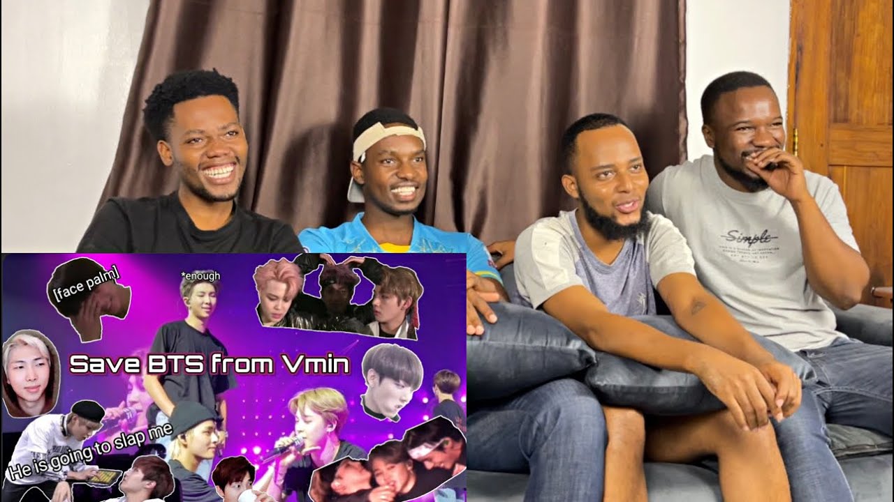 Friends (Newbies) watch BTS is so done with Vmin (mostly namjoon) for the First time!!