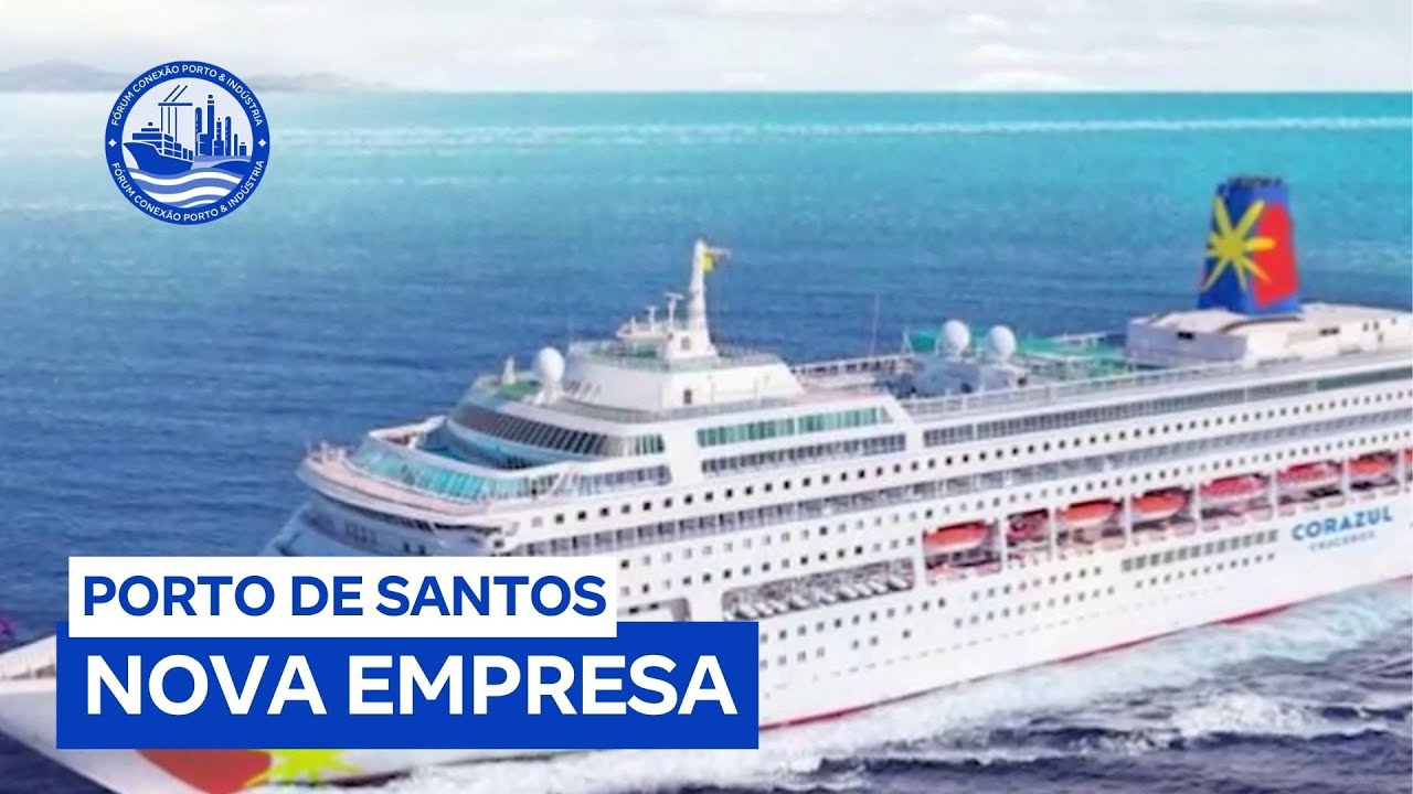 Nova empresa vai operar cruzeiros marítimos em Santos na temporada 2026/2027