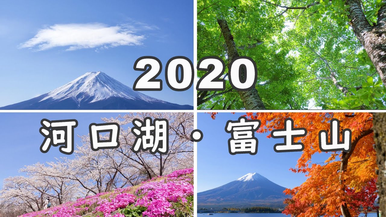 2020年 総集編[Ⅰ]　河口湖・富士山の四季 / 春夏秋冬 [4K] #Kawaguchiko #MtFuji #FourSeasons