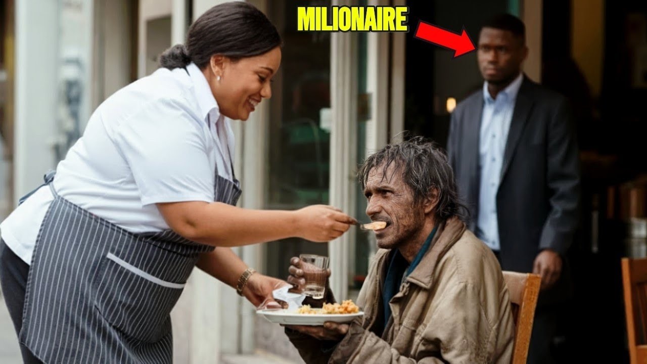 Waitress Fired for Feeding a Homeless Man, Her Boss Regrets It When a Mysterious Stranger Shows Up
