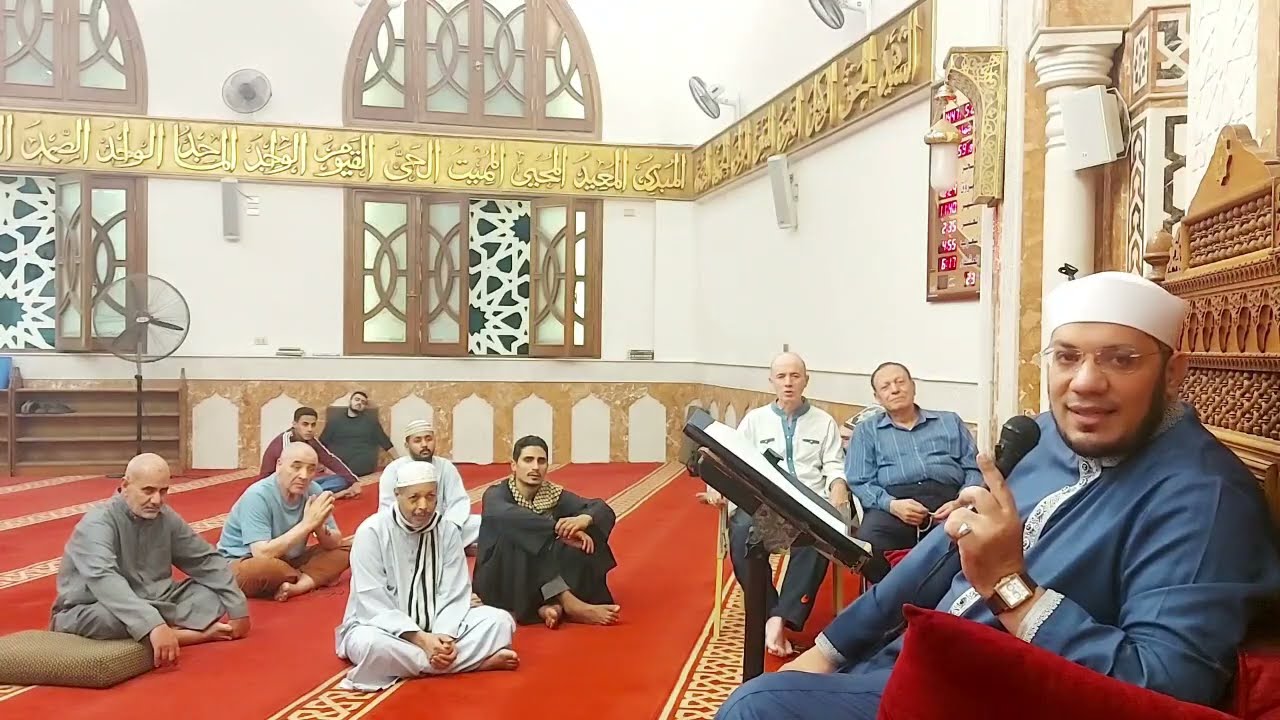 شرح الشمائل المحمدية 📖 باب ٣٢  ما جاء في صفة شرب رسول الله _ الشيخ مصطفى الحاروني 🕌 مسجد الجوهرة 💎