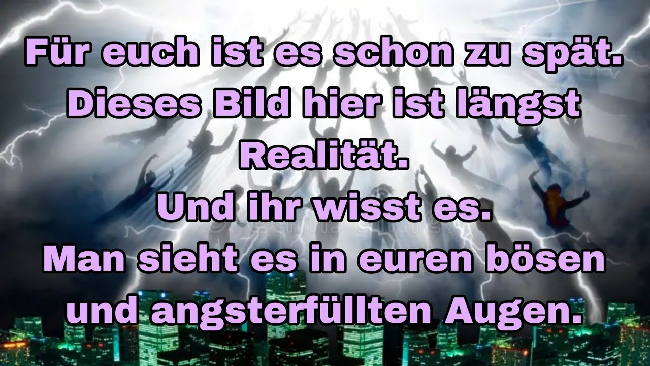 KEIN ZUR&Uuml;CK MEHR. Dieses Bild ist l&auml;ngst Realit&auml;t geworden. Und ihr wisst es.