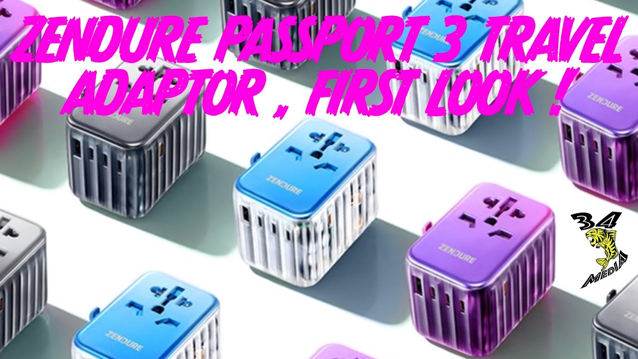 Don't get on a plane without this ! Zendure Passport 3 travel adaptor