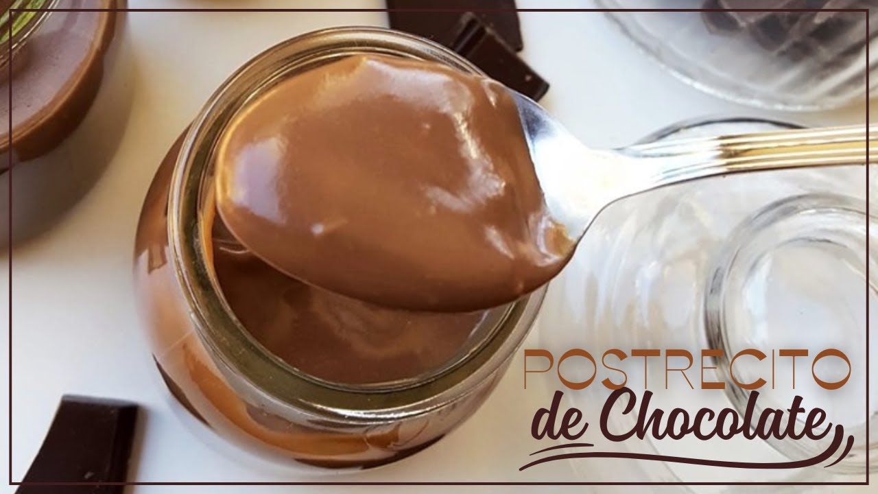 Postrecito de Chocolate Casero | Más rico, cremoso y rendidor que el comprado