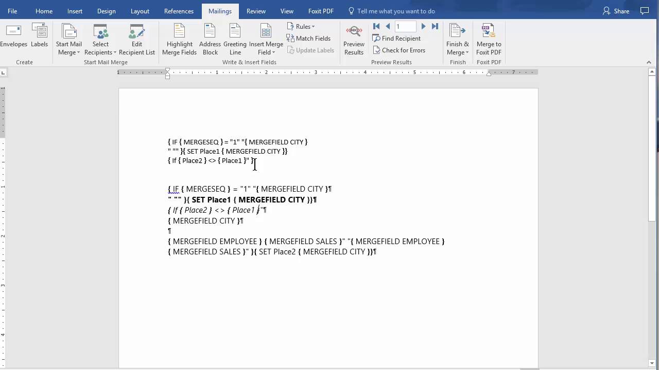 Mail Merge with Grouping in MS Word by Chris Menard