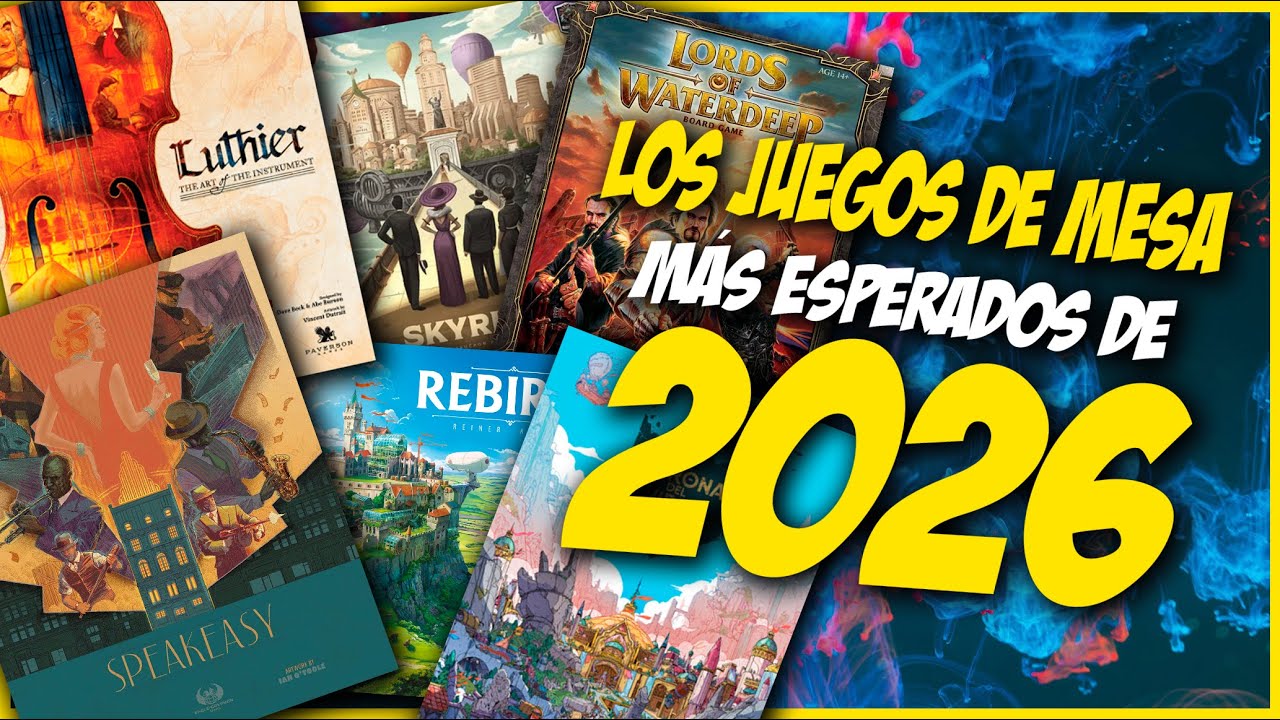 Los JUEGOS de MESA más ESPERADOS de 2026 (by Manu)