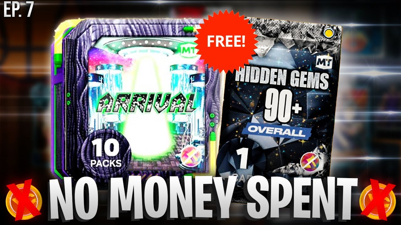 NO MONEY SPENT #7 - OPENING *FREE* ARRIVAL 10 BOX & 90+ PACK! NBA 2K26 MYTEAM!
