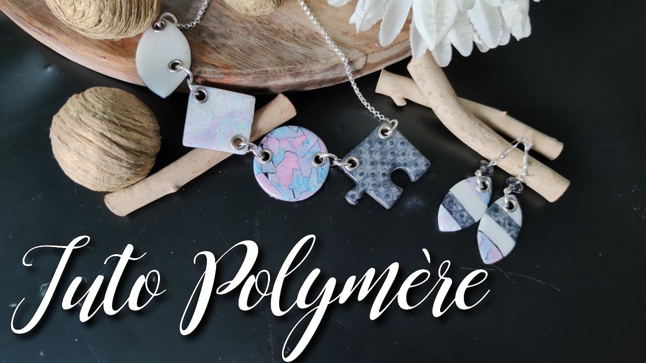 Tuto Polymère - 4 tutos pour 1 bijoux