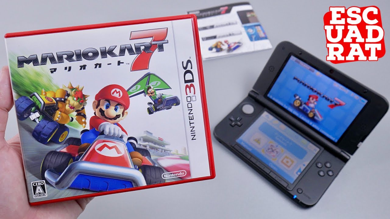Mario Kart 7 Nintendo 3DS Russia Распаковка и игровой процесс MarioKart 7 Nintendo 3DS XL