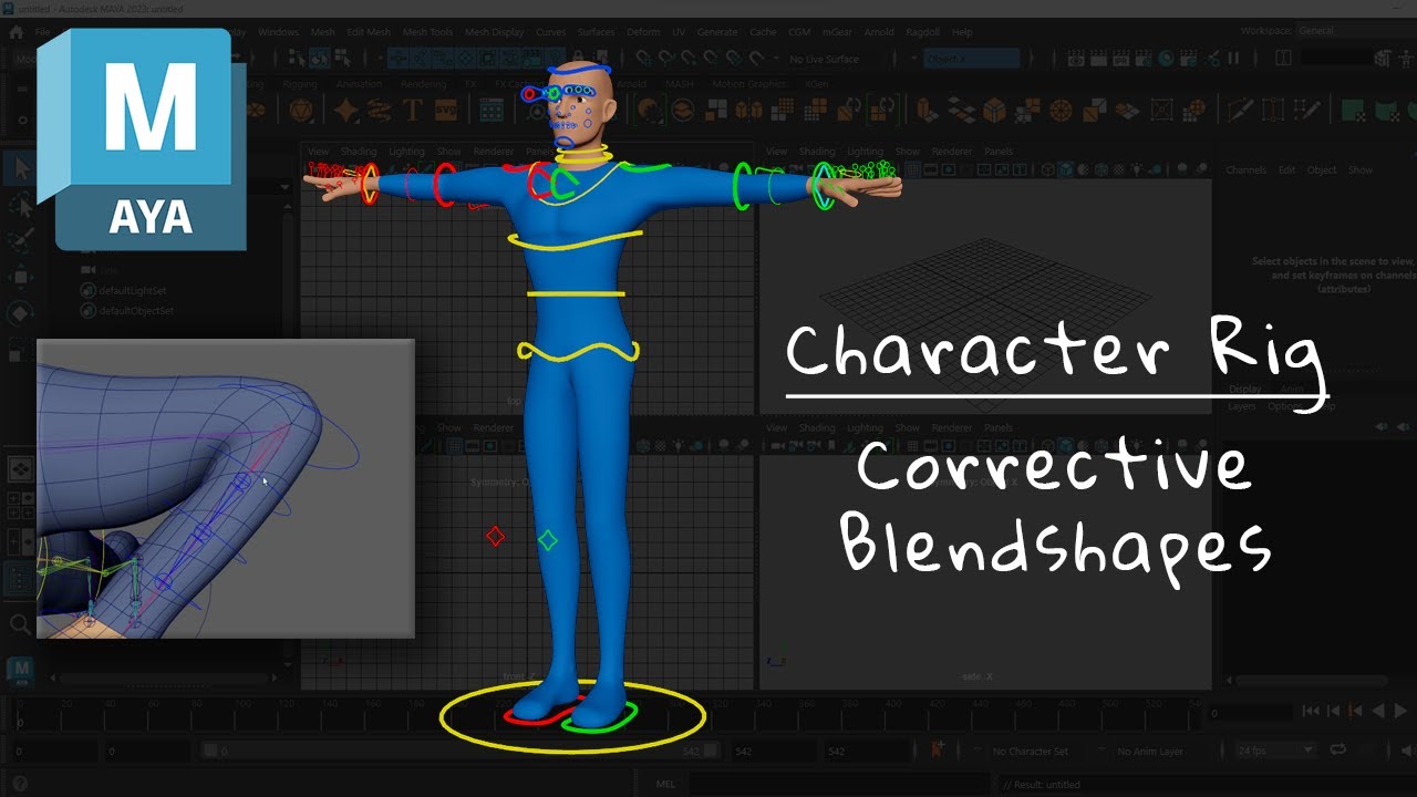 Character Rig - Corrective Blendshapes