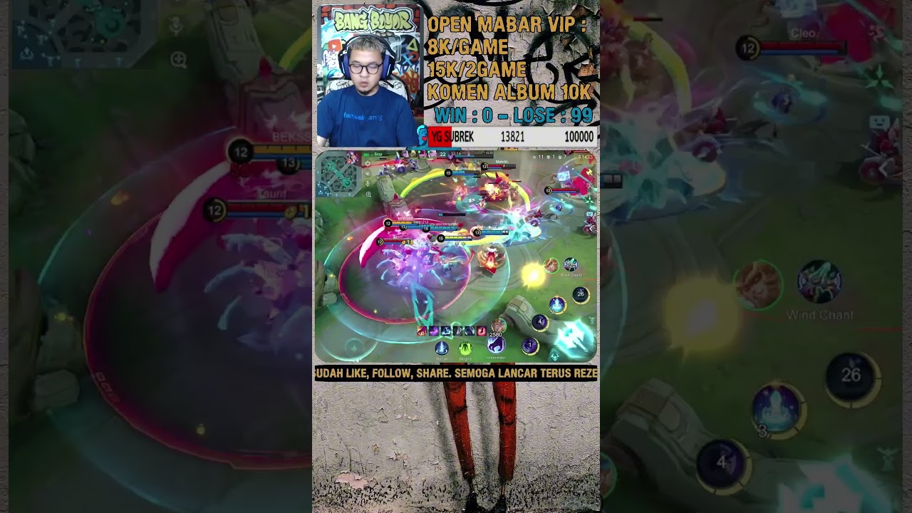POPOL JUNGLER MODE MUSIC ON #mobilelegends #mlbb