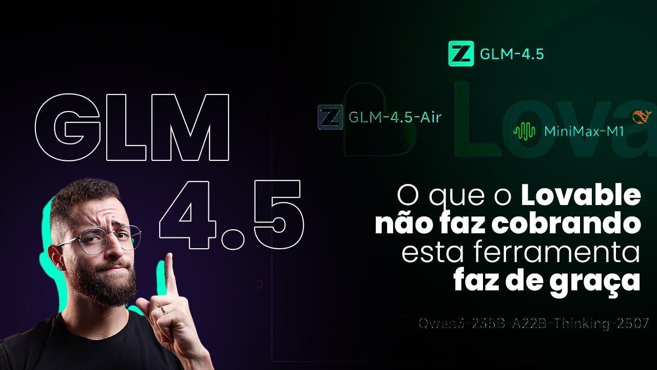 GLM 4.5: A melhor I.A. gratuita e open source