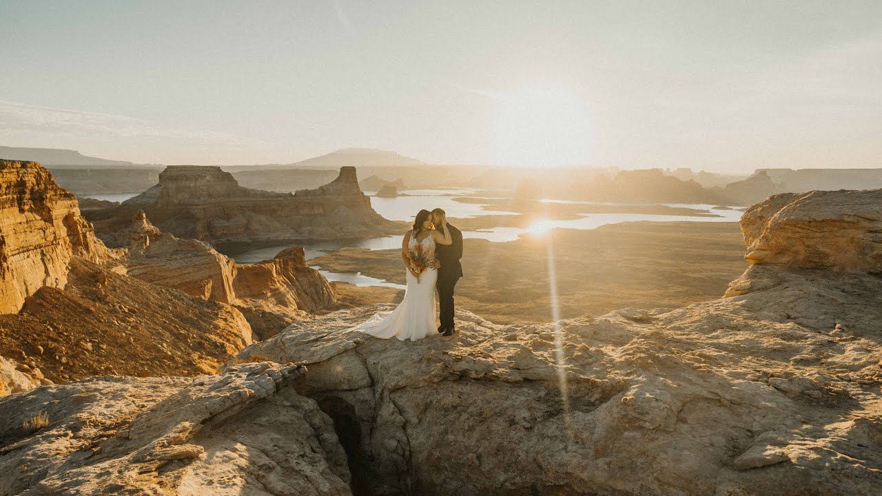 Experience this Epic Elopement in the the Most Unreal Desert Landscapes of Utah and Arizona