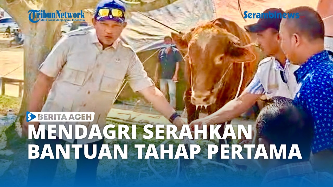 Bantuan Korban Banjir Tahap Pertama Diserahkan Mendagri untuk 5.141 KK di Aceh Tamiang