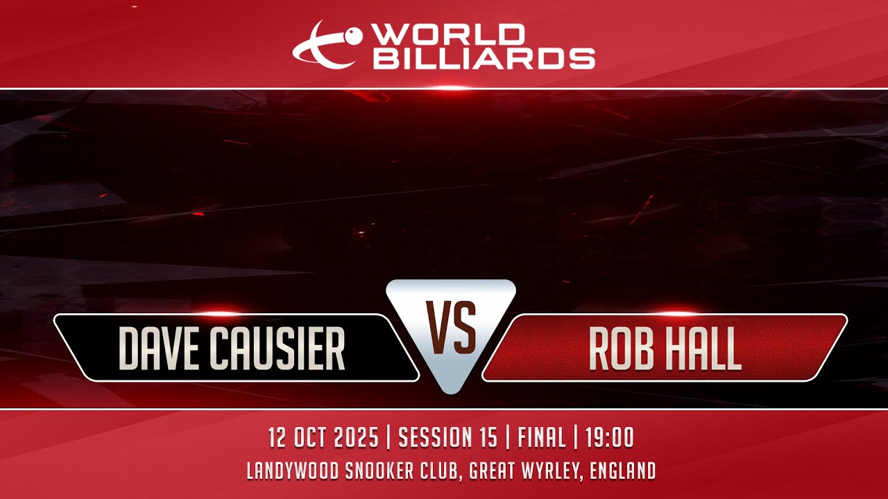 Dave Causier v Rob Hall | Final | 2025 English Open