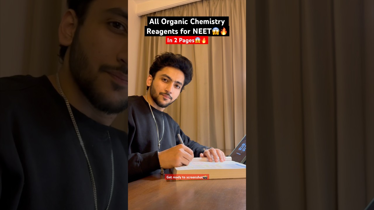 All Organic Chemistry Reagents for NEET😱🔥#neet2025 #neetexam #neetmotivation #chemistry #neet