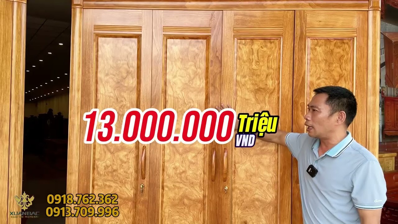 Tủ áo Gỗ Gõ Đỏ Giá Siêu Rẻ Chỉ 13 Triệu Cho Tủ Áo 2m Thật Sự Có Tin Được Không #dogoxuanbac