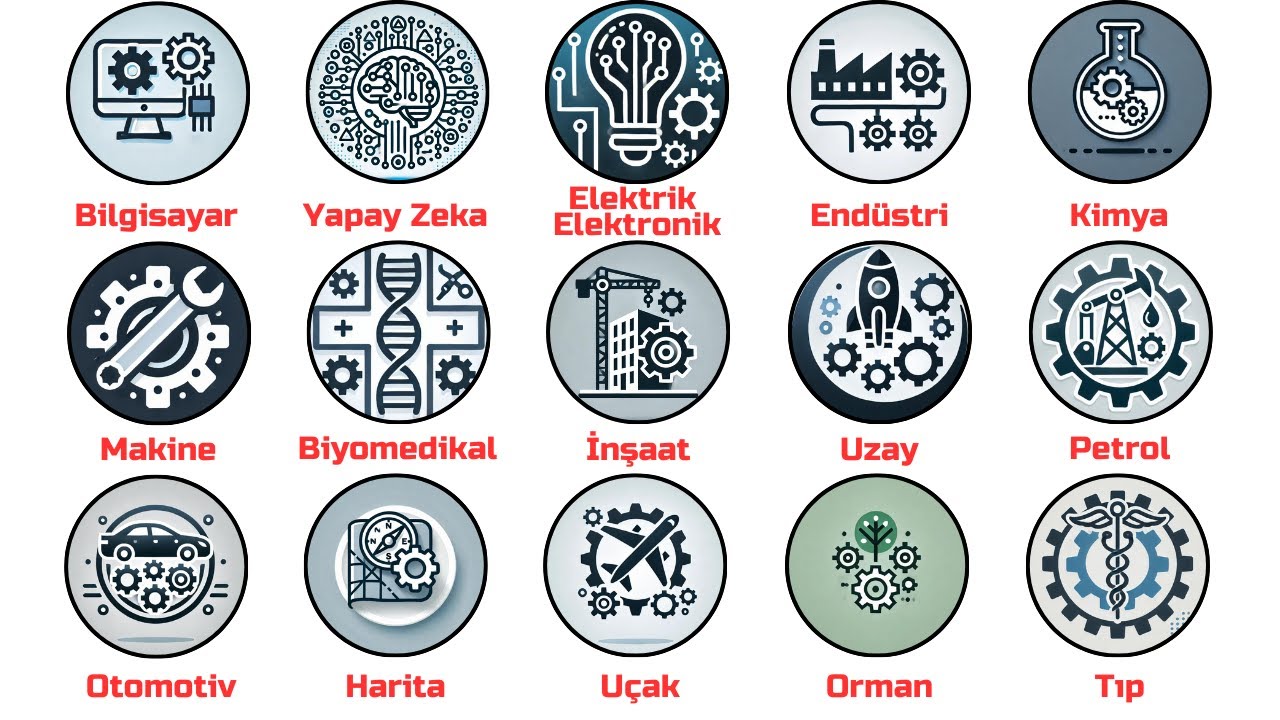 Tüm Mühendislik Bölümleri (Türleri) AÇIKLAMALI | Tercih Yapmadan İzle!