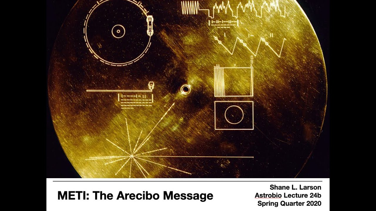 Astro 111 - Astrobiology: Lecture 24b -- The Arecibo Message