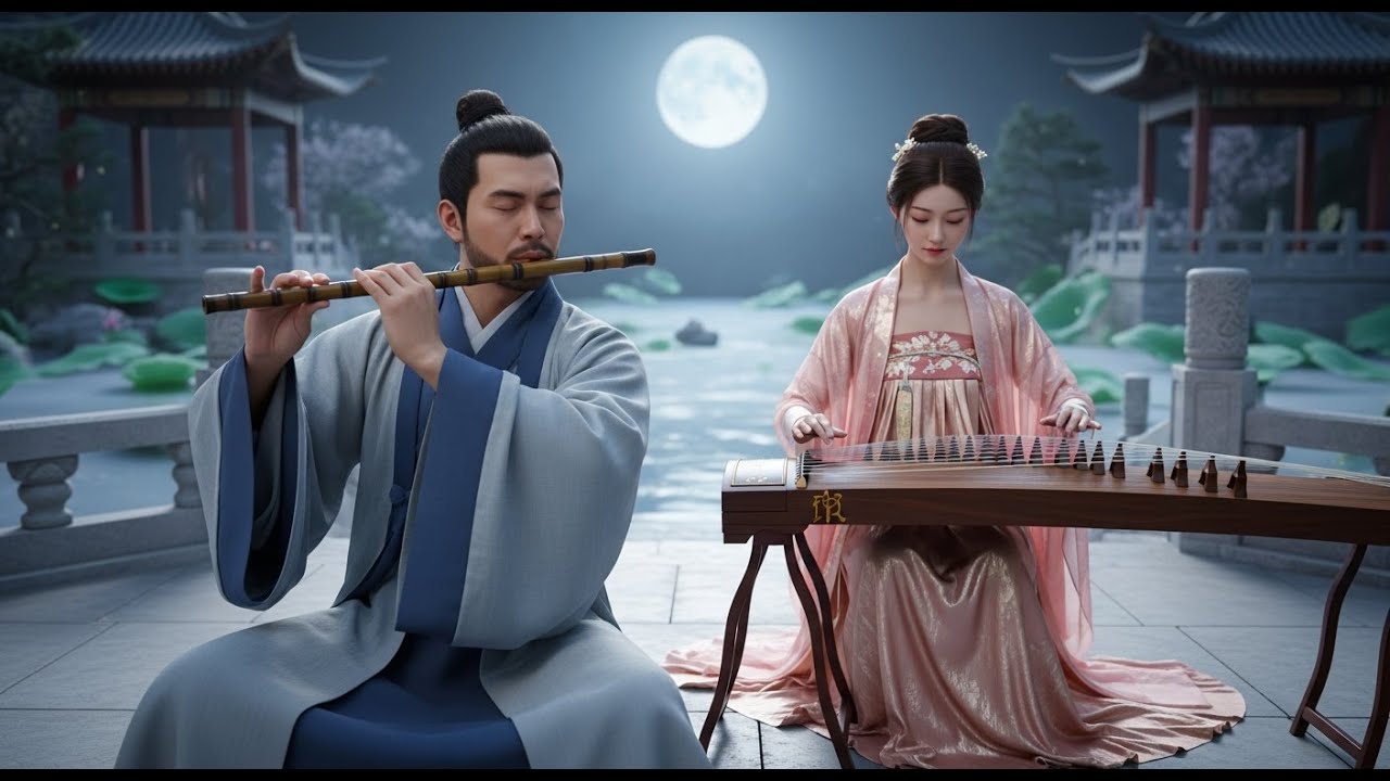 竹林禪意悠揚古箏與笛聲自然雨風冥想靜心療癒深度放鬆 Zen Meditation Music