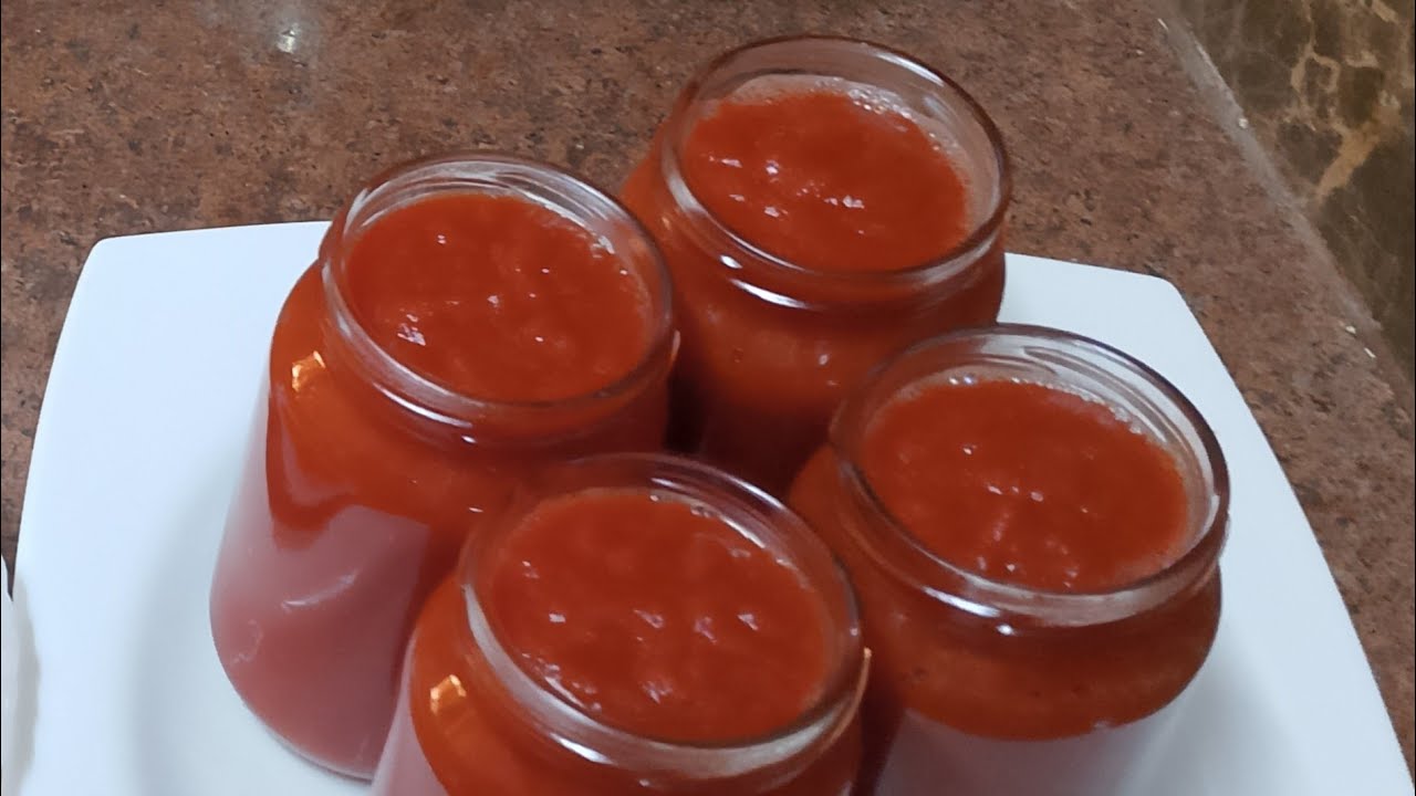 صلصة الطماطم وسر المصانع ولا اروع🍅🍅🍅🍅