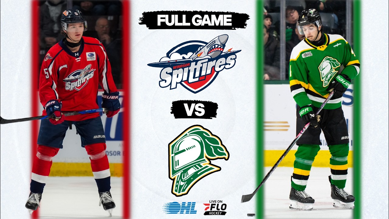 OHL Friday Night Faceoff - Windsor Spitfires vs. London Knights | FloHockey Free Stream