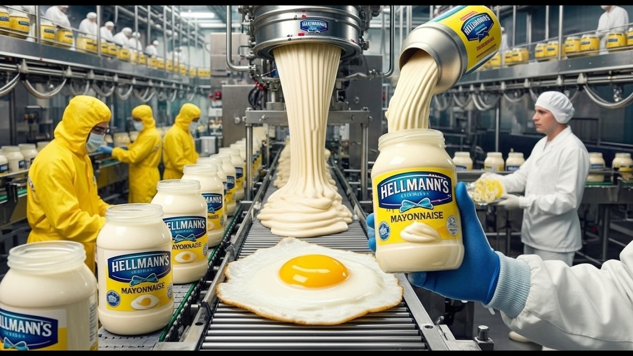 How Real Hellmann's Mayonnaise Is Made Inside A Modern Factory