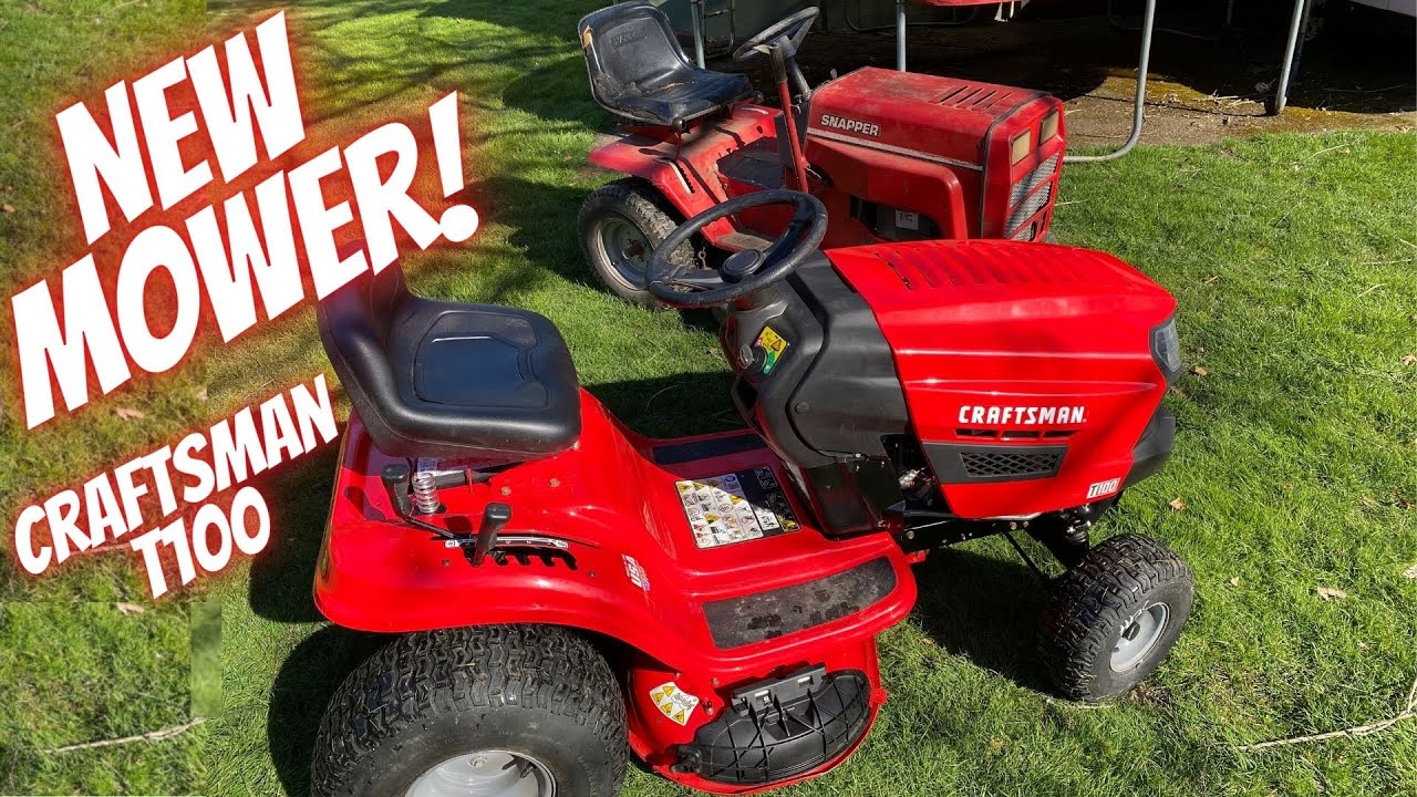 Craftsman T100 Mower Introduction