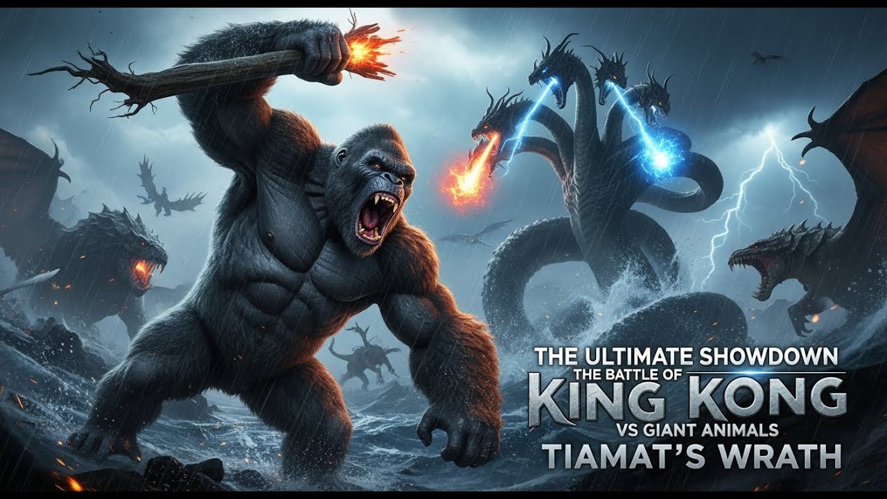 The Ultimate Showdown The Battle of King Kong vs Giant Animals Tiamat's Wrath