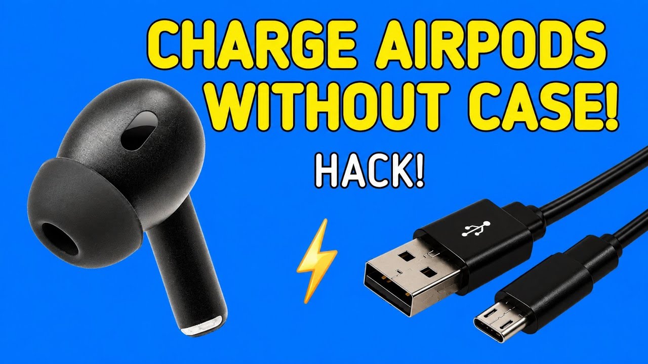 Как заряжать AirPods без чехла: лайфхак