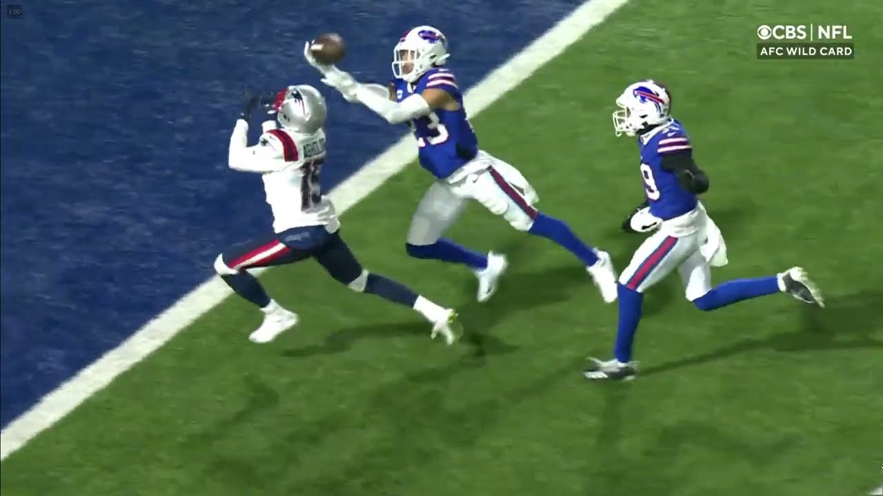 Micah Hyde Interception - Bills vs. Patriots AFC Wildcard, 1/15/22