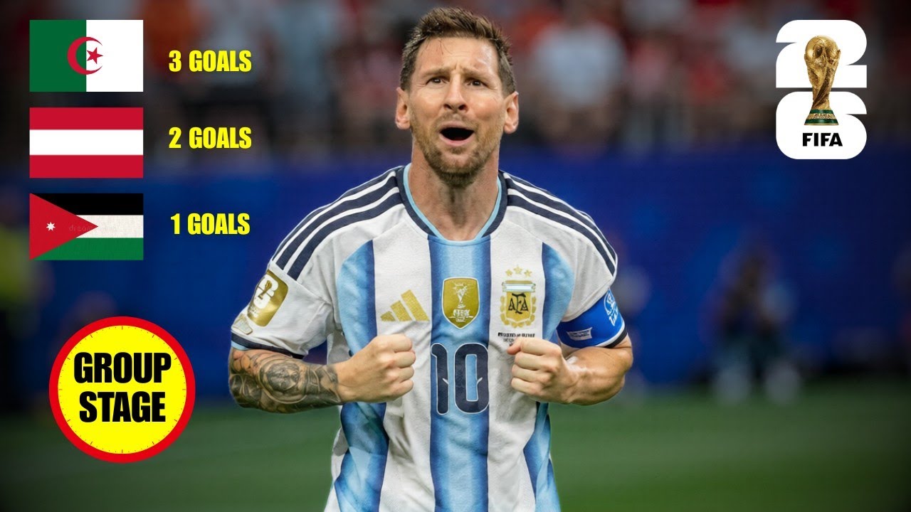 All 6 Goals by Messi &bull; FIFA World Cup 2026 Group Stage.HD