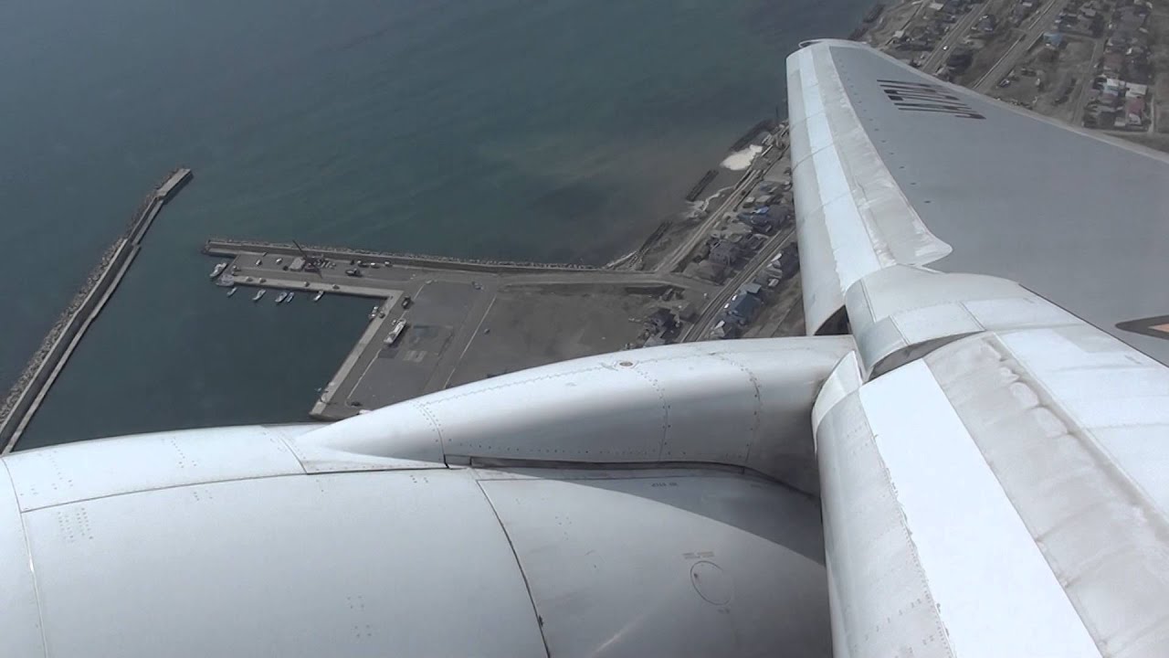 ANA B777-200 JA704A 函館空港離陸～羽田空港着陸ノーカット