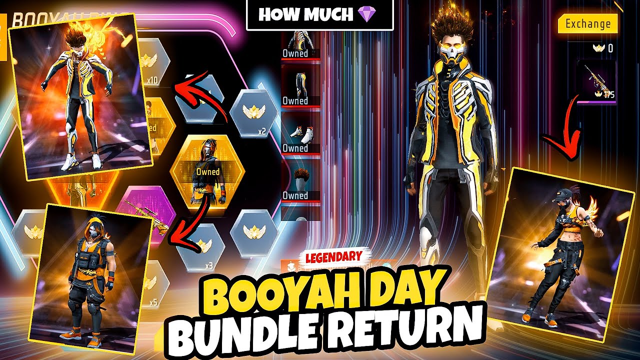 Booyah Day Bundle Return | Free Fire New Event | FF New Event - Free Fire MAX - FF Notorious
