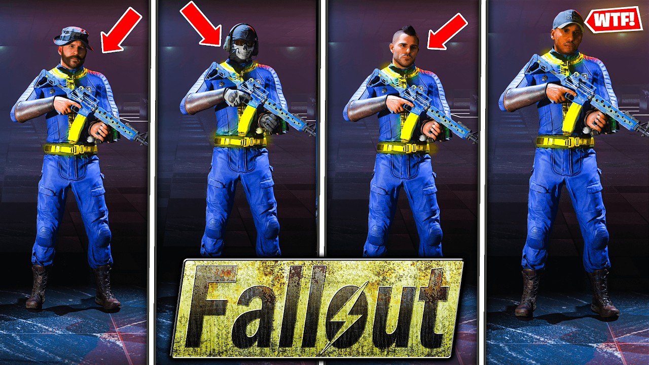 NEW Tracer Pack FALLOUT VAULT DWELLER BUNDLE 😍 VATS EFFECT in MW3 WARZONE (Vault 141 Operator Skins)