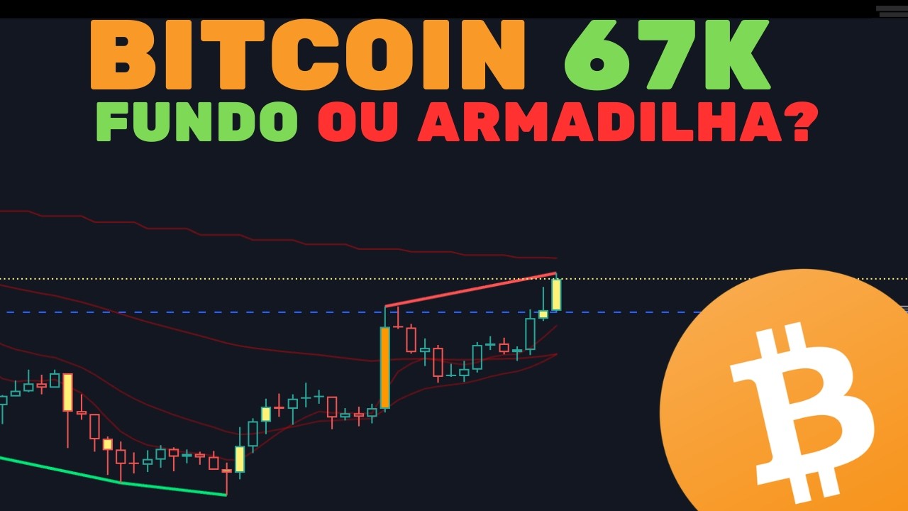 BITCOIN SEGURA E SOBE: 67K: FUNDO CONFIRMADO?  - Análise Técnica/Sentimento
