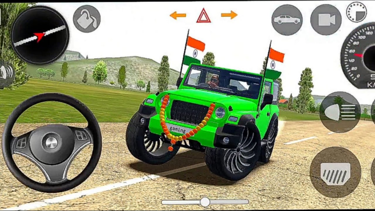 Dollar (Song) Modified Mahindra Thar ||😈 Indian Car Simulator 3D || Android Gameplay Car 3D #Gaming
